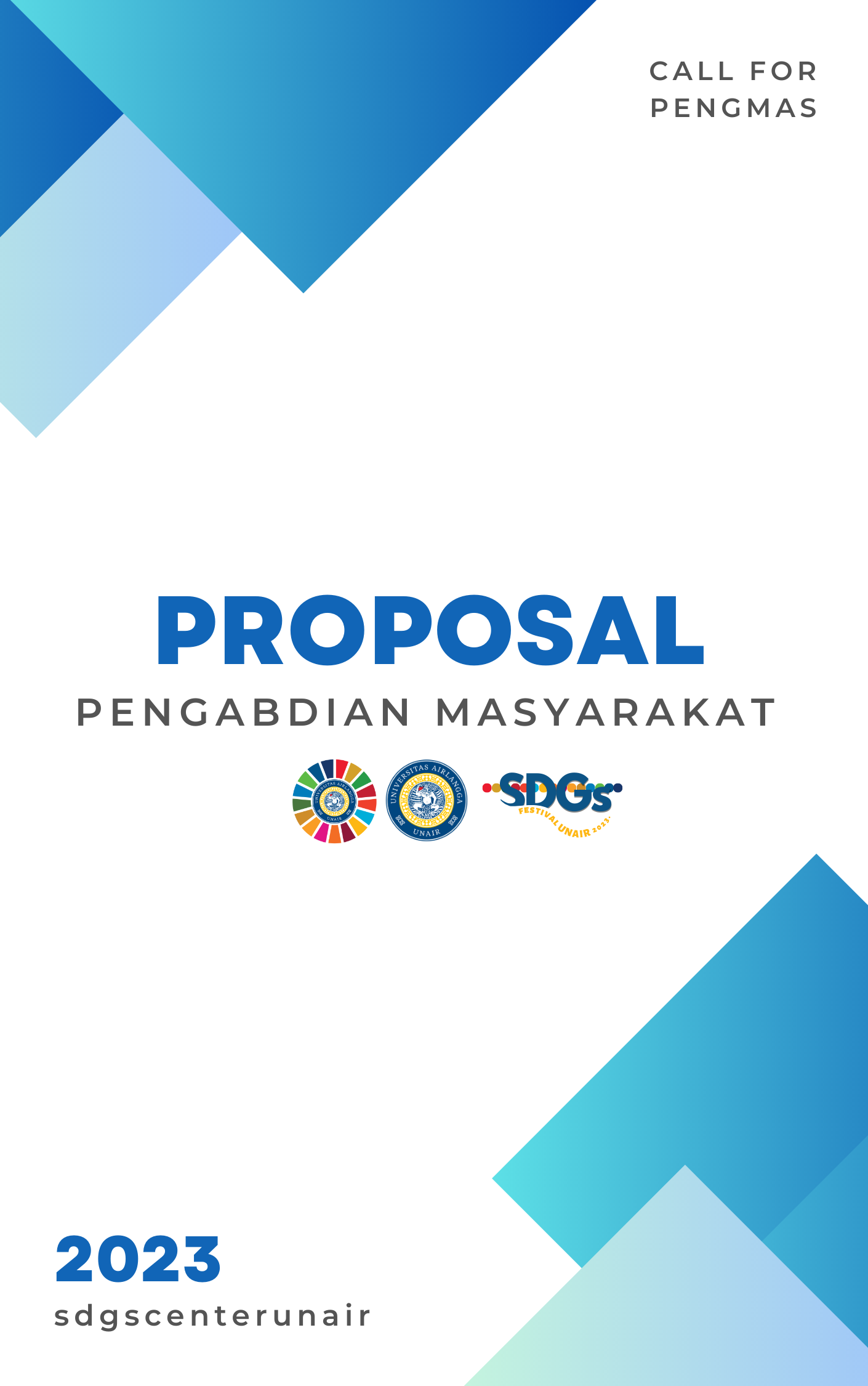 Cover proposal kegiatan Call for Pengmas